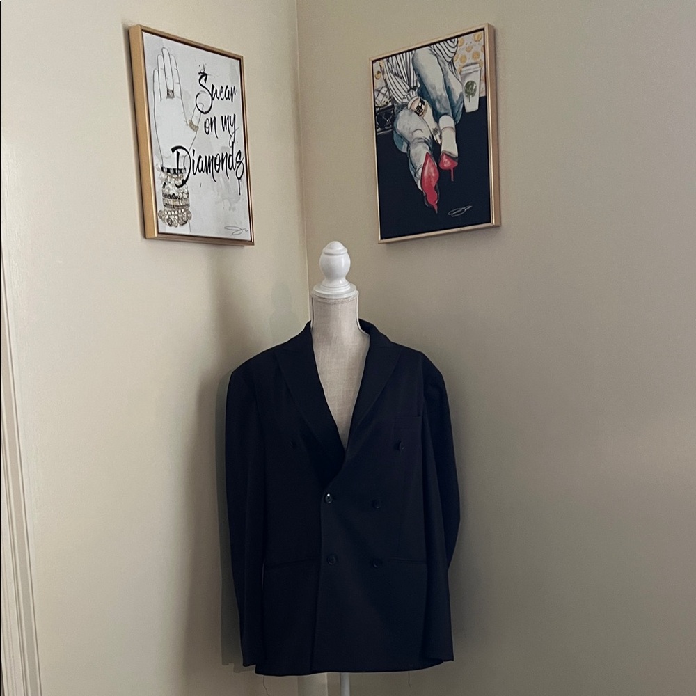 Murano Double-Breasted dark blue Men Blazer